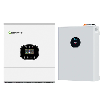 Комплект автономного енергозабезпечення Growatt SPE 6000TL HVM-G2 6kW + Deye SE-F5 Pro-C 5.12kWh White