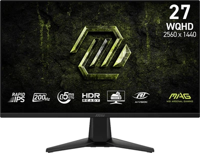 Монитор 27" MSI MAG 275QF E20 QHD IPS 200Hz (MAG 275QF E20)