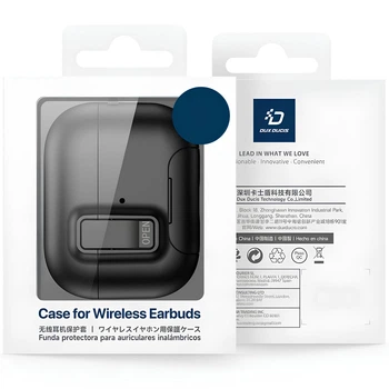Футляр Dux Ducis Armor Series для Samsung Galaxy Buds 3 / Galaxy Buds 3 Pro з карабіном, захисний кейс, удароміцний корпус Black