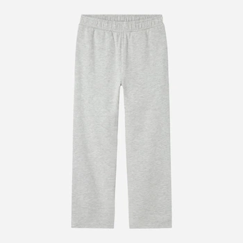 Подростковые спортивные штаны для девочки Name it 13240496-Light Grey Melange 140 см Светло-серые (5715675600893)