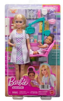 Лялька Mattel Barbie Careers You Can Be Anything — Стоматолог з дитиною (JMK14) (1194735378715)