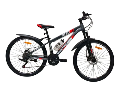 Велосипед CrossBike Rockfire 26" 13" Чорний