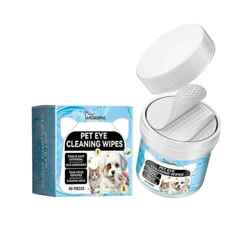 Серветки для очищення очей собак і котів Pet Eye Cleaning Wipes 60 шт