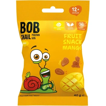 Детские снеки Bob Snail фруктовые манго 40 г (1740862)