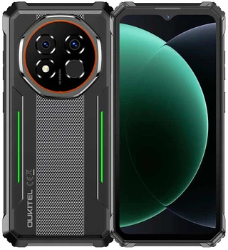 Мобильный защищенный смартфон Oukitel G6 (8+256Gb, АКБ 10600 мАч) Green