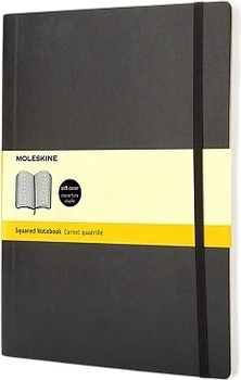 Notes Moleskine Classic XL Czarny w kratkę 19 x 25 cm 192 strony (9788883707247)
