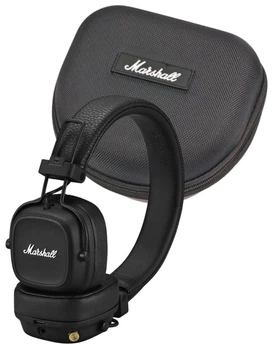 Комплект навушники з кейсом Marshall Major IV Bluetooth Black (1005773)
