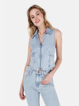 Жилет джинсовий жіночий Colin's CL1069618DN04877 XS Lidya Wash (8684112257709)