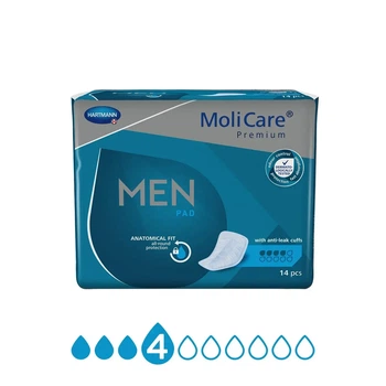 Прокладки урологічні для чоловіків Paul Hartmann MoliCare Premium MEN PAD 4 крапель 14 шт (1687058)