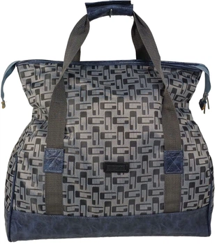 Дорожня сумка саквояж Wallaby 48x30x20 см 25 л Сірий (44751-3 blue grey)