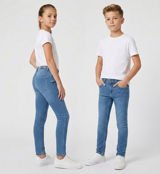 Джинси підліткові унісекс pepperts! super skinny fit, синій, 164