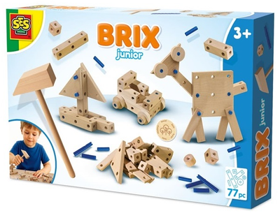 Дерев’яні кубики SES Creative Brix junior 14073 40731 (8710341140731)