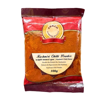 Кашмирский молотый перец чили Kashmiri Chilli Powder 100г Annam 8904064666290