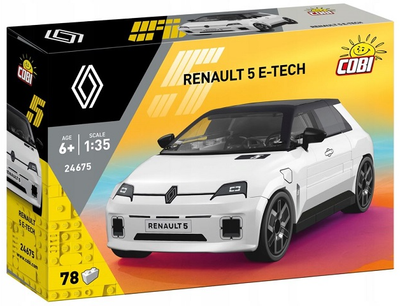 Конструктор Cobi Renault 5 E-TECH 78 елементів 24675 (5902251246754)
