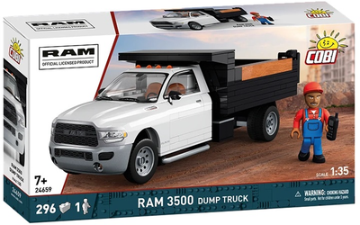Конструктор Cobi RAM 3500 Dump Truck 296 елементів 24659 (5902251246594)