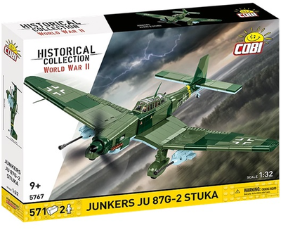 Конструктор Cobi HC WWII Junkers JU 87G-2 571 елемент 5767 (5902251057671)