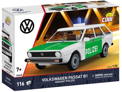 Конструктор Cobi Passat B1 поліція 116 елементів 24645 (5902251246457)