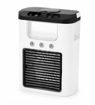 Вентилятор охладитель Air Cooler Fan 1346 USB 3в1 с LED-подсветкой белый (5-18-VEN-1175)