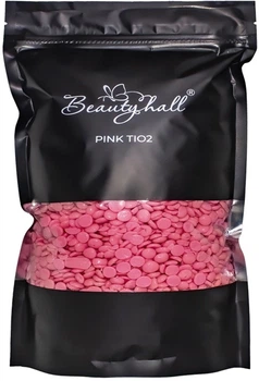 Пленочный воск для депиляции BeautyHall Hot Film Wax Pink TiO2 розовый диоксид титана 1 кг (5200384213712)