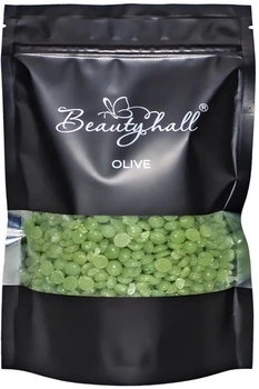 Пленочный воск для депиляции BeautyHall Hot Film Wax Olive олива 200 г (5200384213828)