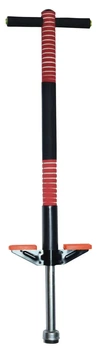 Джампер Пого Стік Pogo Stick (Коник) дитячий чорно-червоний, палиця-стрибалка до 40 кг