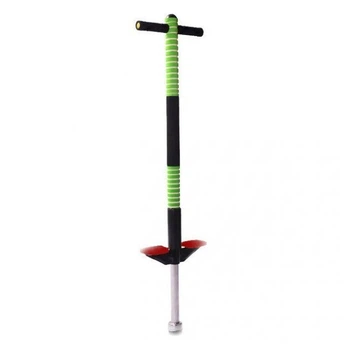Джампер Пого Стік Pogo Stick (Коник) дитячий чорно-зелений, палиця-стрибалка до 40 кг