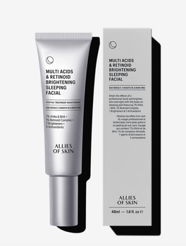 Allies of Skin Пилинг ночной мультикислотный с ретинолом Multi Acids & Retinoid Brightening Sleeping Facial 48 мл
