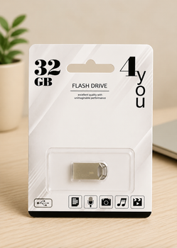 USB-накопичувач флешка на 32Gb 4you 110 Metal series Silver