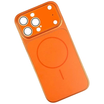 Чехол (накладка) Apple iPhone 17 Pro, AG Glass Slim Fit, MagSafe, Оранжевый - 686288