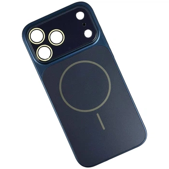 Чехол (накладка) Apple iPhone 13 Pro, AG Glass Slim Fit, MagSafe, Синий - 708495
