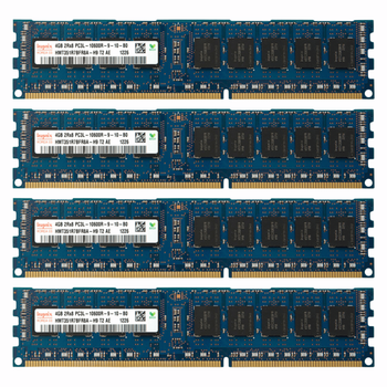 Комплект оперативної пам`яті Hynix 16 GB (4x4GB) DDR3 1333 MHz (HMT351R7BFR8A-H9-4X) Б/В