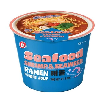 Суп рамен Ofood Seafood Chrimp &Seaweed Ramen Noodle Soup 140 г