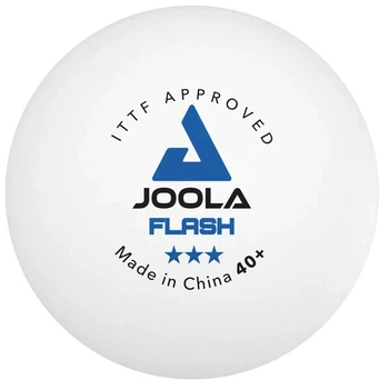 М'ячик для настільного теніса Joola Flash 40+ White 6 шт (40041) (930941)