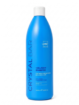 Увлажняющий шампунь с коллагеном Unic Crystal Bar Collagen Shampoo, 1000 мл