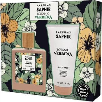 Набір для жінок Saphir Parfums Botanic Verbena Туалетна вода 100 мл + Молочко для тіла 150 мл (8424730038751)