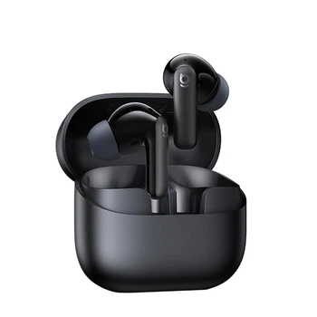 Наушники Baseus Bass EP10 NC Black TWS Bluetooth 6.0 с ANC шумоподавлением, мощным басом, 4 микрофонами и автономностью до 41часов (A0010708)