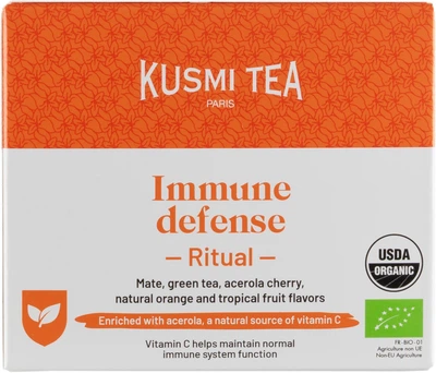 Чай смесь Kusmi Tea Immune Defense органический 2 г х 18 пакетиков (3585810106854)