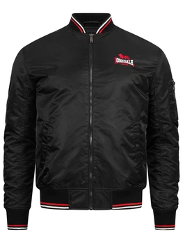 Бомбер чоловічий Lonsdale CAREY 117785-1502 3XL Black/Red/White (4255581581196)