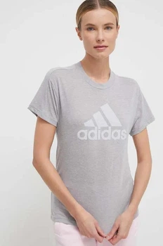 Стильна жіноча футболка Adidas M сіра (WCF0000491)