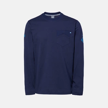 Мужской темно-синий лонгслив ФК «Динамо» Киев New Balance Travel 54 (XXL) (MT231641NV)