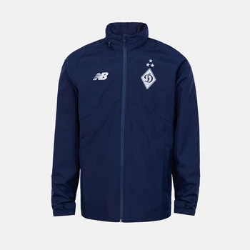 Мужская темно-синяя ветровка ФК «Динамо» Киев New Balance Shower 54 (XXL) (MJ231625NV)