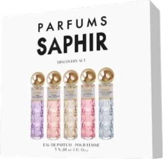 Набір парфумованої води для жінок Saphir Parfums Discovery 5 x 30 мл (8424730042864)