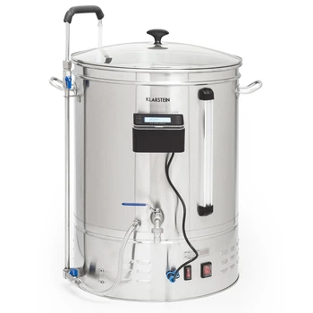Пивоваренная бытовая Klarstein Brauheld Smart 3300W 65L, серебристый (10041154)