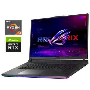 Игровой ноутбук Asus Rog Strix G18 G814FP / 18" (2560x1600) IPS / AMD Ryzen 9 9955HX (16 (32) ядер по 2.5 - 5.4 GHz) / 64 GB DDR5 / 1000 GB SSD M.2 / nVidia GeForce RTX 5070, 8 GB GDDR7, 128-bit / WebCam / Win 11 Home