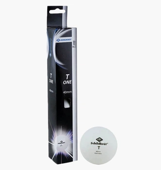 Мяч для настольного тенниса Donic T-One (6 шт) White 618191 MISC