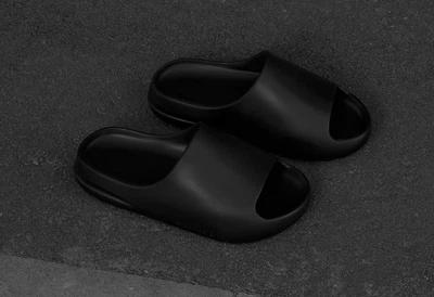 Капці Чоловічі Стаф Чорні Однотонні Повсякденні Шльопанці Staff All Black 43 (392965)
