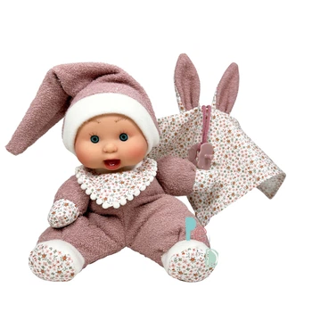 Пупс, серія SOFT DOUDOU, у ліловому одязі в коробці, 26см, Nines d`Onil (04125) Nines d`Onil art0412