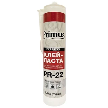 Клей-паста для пенополистирола и пенопласта PRIMUS PR-22 0,5 кг (280 мл)