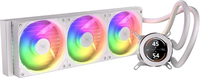 Chłodzenie wodne Krux HydroGlance 360 ARGB LCD White (KRXE005)