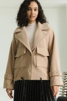 Укорочене пальто 2141,5615 Seventeen Бежевий XXL/3XL (2141.5615)